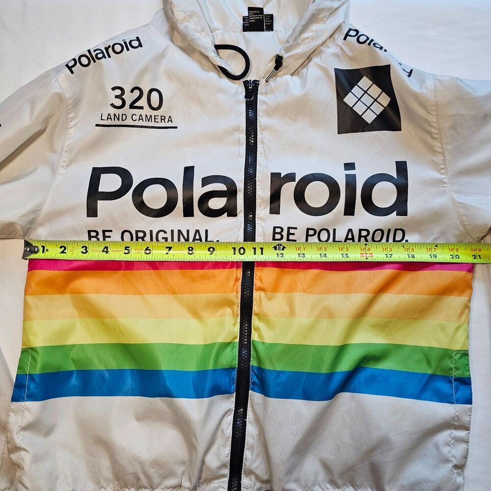 Polaroid Windbreaker Jacket sz M - Picture 4 of 10